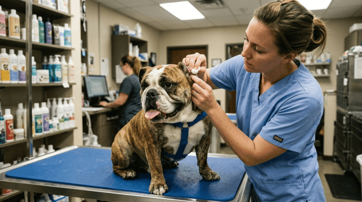 Challenging aspects of bulldog care causing stress for owners