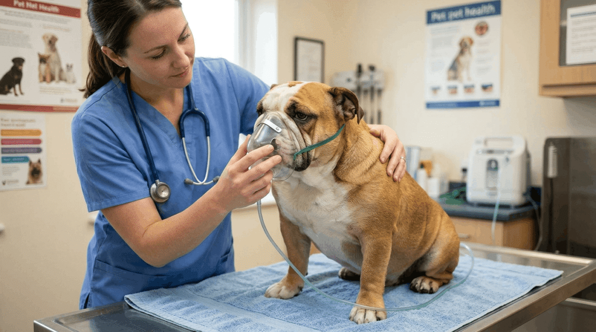 Methods to help bulldog improve breathing and respiratory health