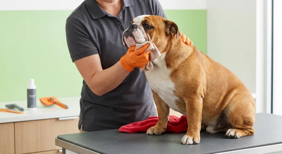 Bulldog wrinkle care — Essential Bulldog Grooming: Wrinkle Care & Coat Health